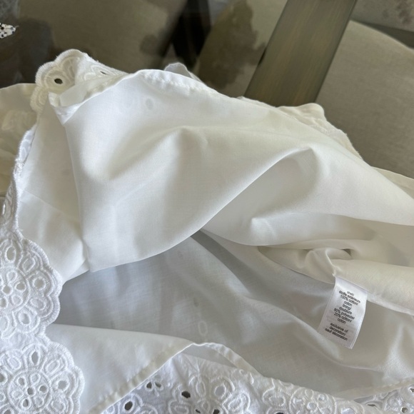 Maurice White Eyelet Lace Tank Top - Picture 6 of 7